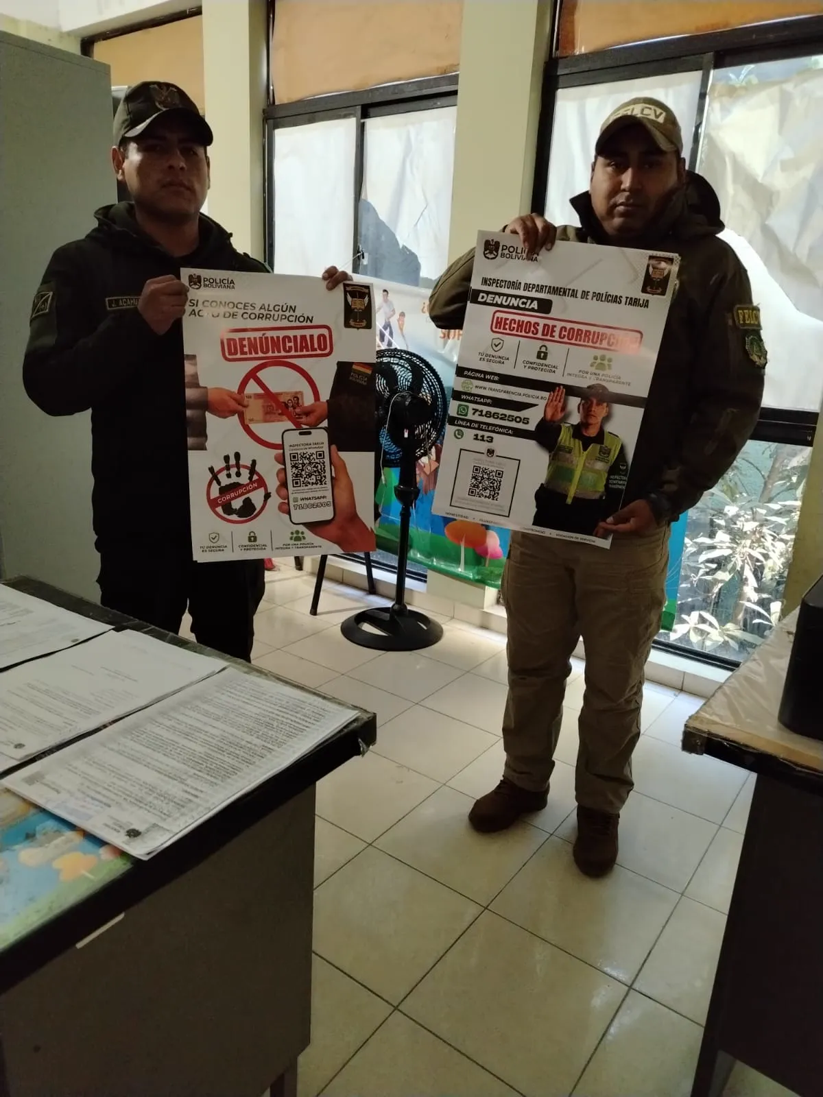 Acceso a la información y lucha contra la corrupción — Inspectoría Departamental de Policía Tarija